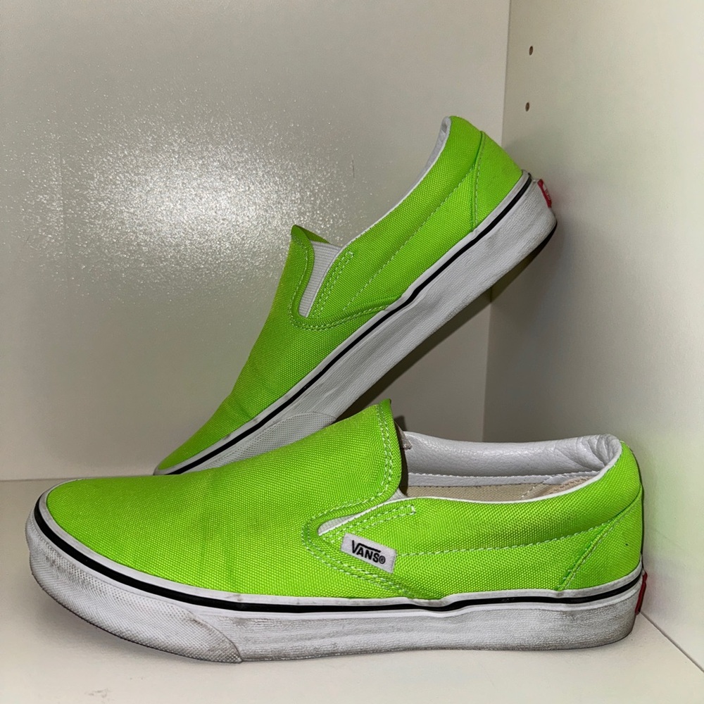 Neon green vans